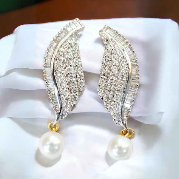 Dazzling Diamond Cascade Earring
